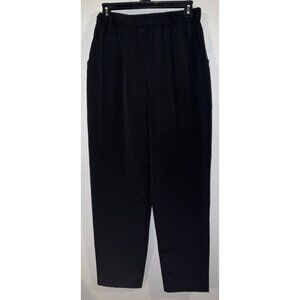 Briggs New York Womens Black Regular Fit Stretch Pull On Dress Pants Size 8